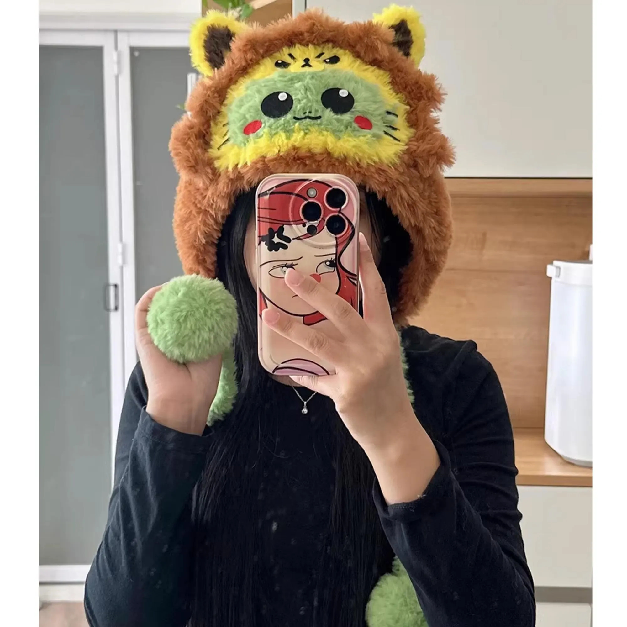 Lion Mane Plush Hat