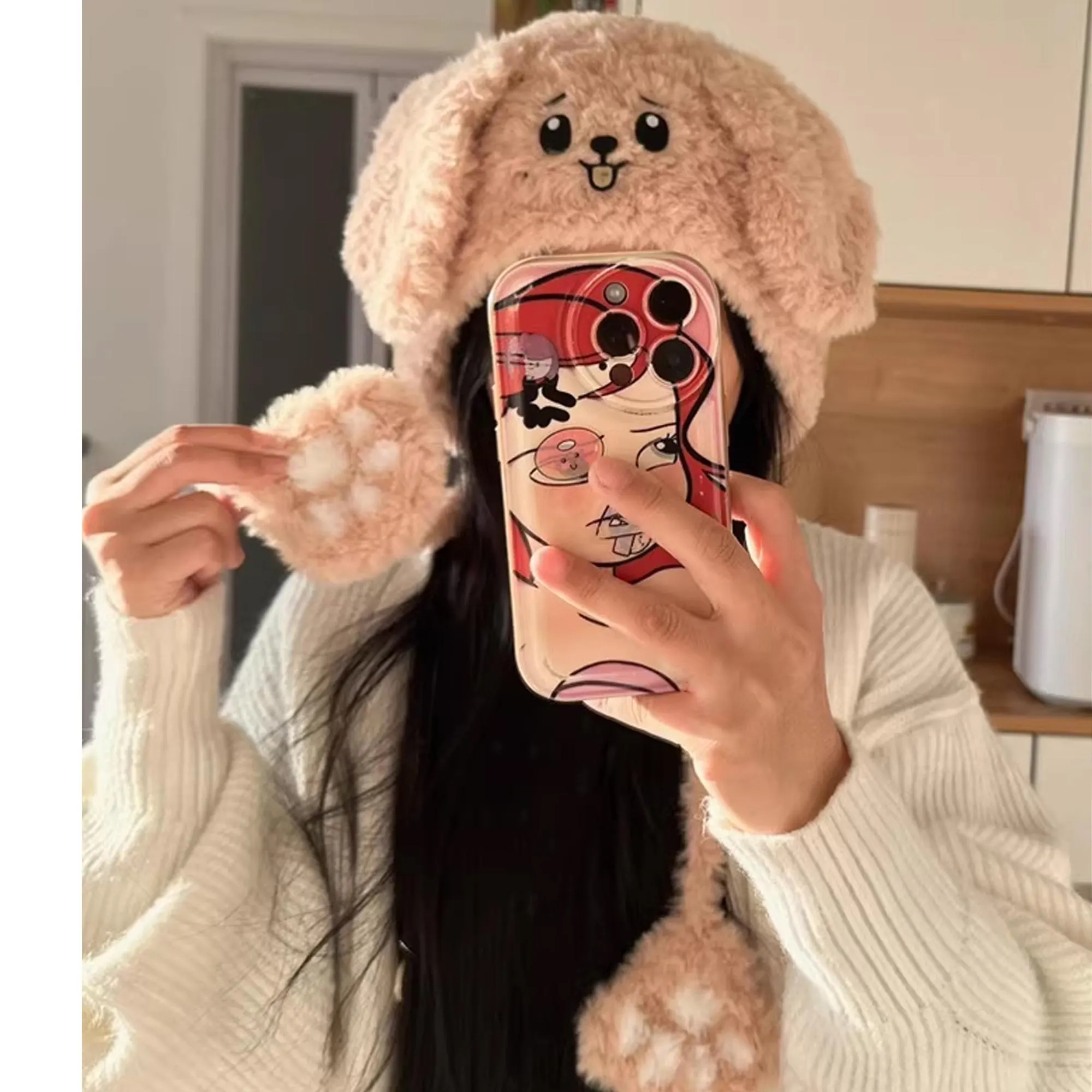 Kawaii Puppy Winter Hat