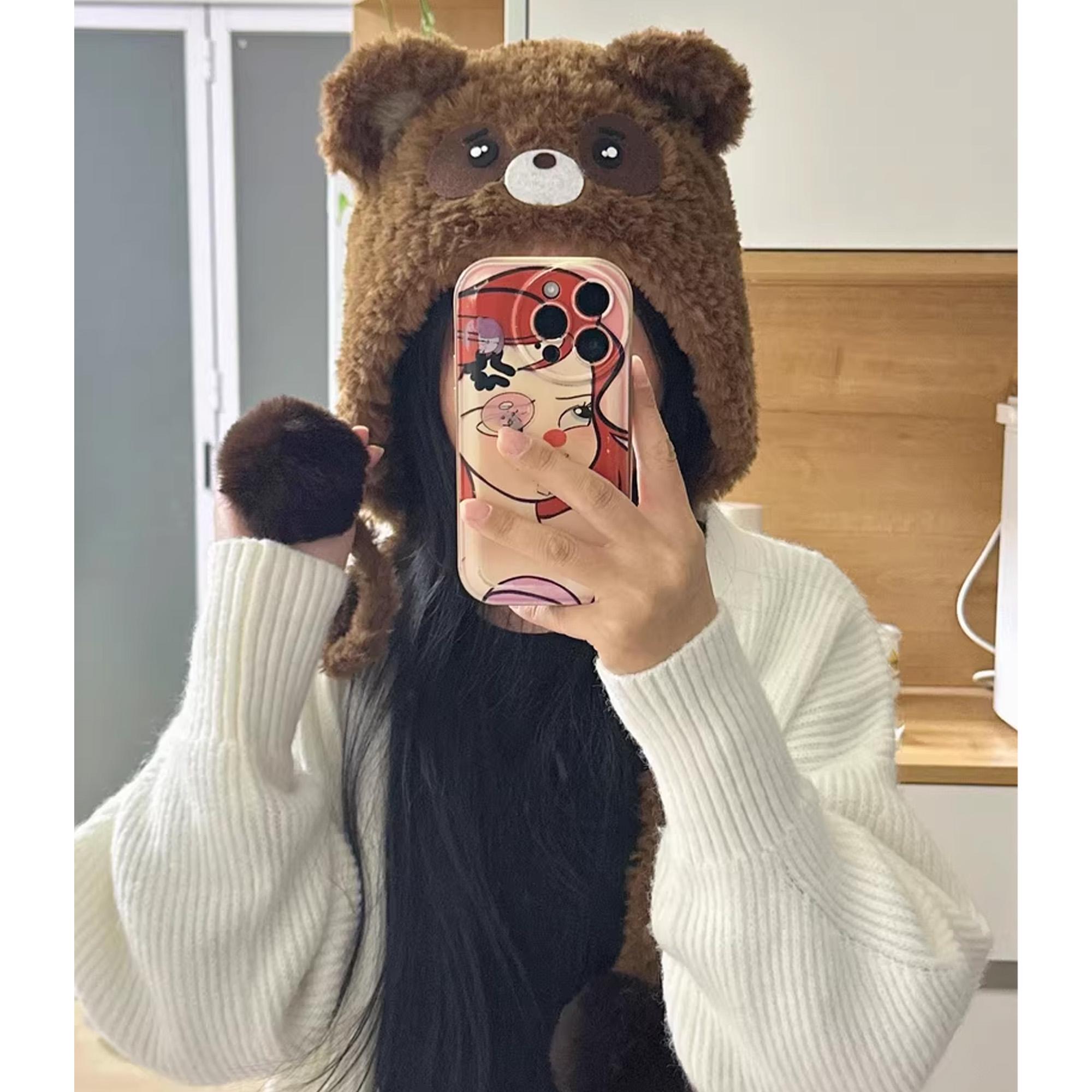 Kawaii Brown Bear Hat