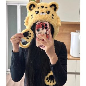Yellow Spot Cozy Beanie